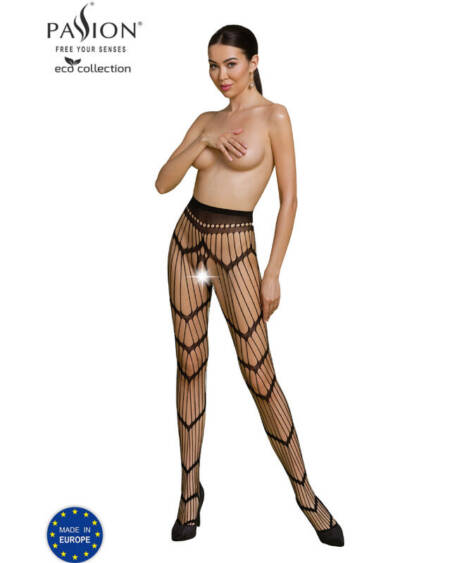 PASSION - ECO COLLECTION BODYSTOCKING ECO S006 SCHWARZ