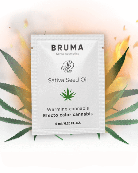 BRUMA - SATIVA-SAMENÖL-GLEITGEL MIT WÄRMENDEM CANNABISGESCHMACK 6 ml