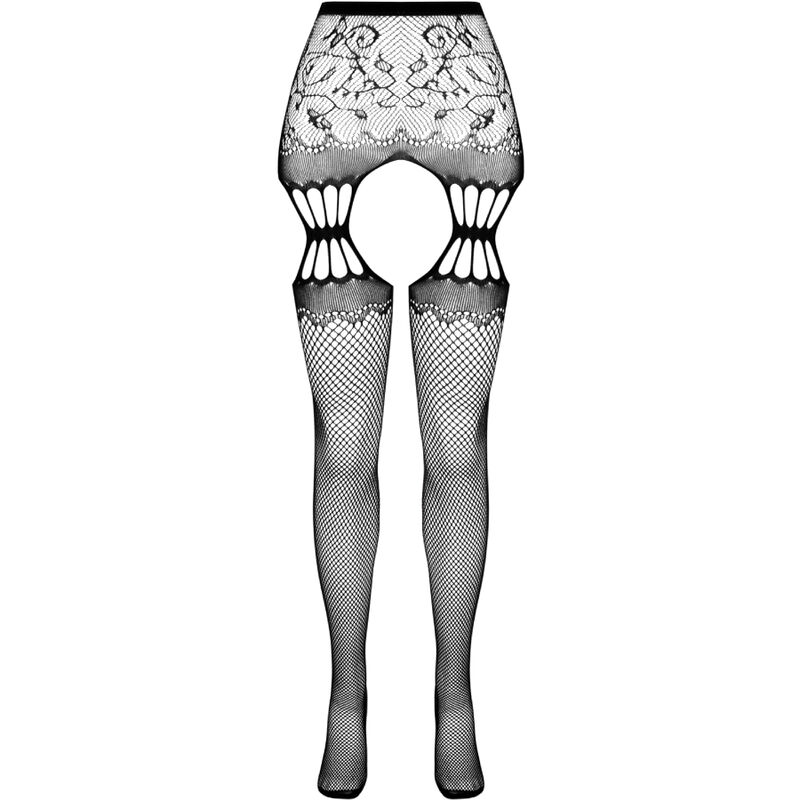 PASSION - S027 SCHWARZE STRUMPFSTRUMPFHOSE, EINE GRÖSSE – Bild 5