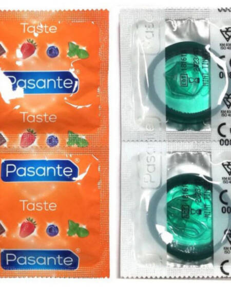PASANTE - KONDOME GESCHMACK MINZE BEUTEL 144 EINHEITEN