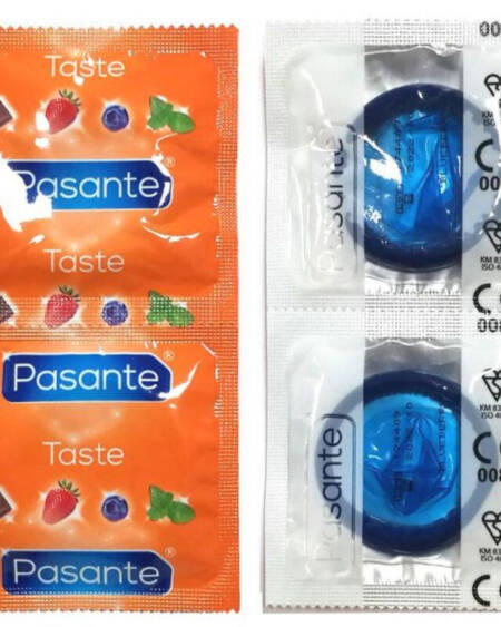 PASANTE - KONDOME GESCHMACK BLAUBEERE BEUTEL 144 EINHEITEN