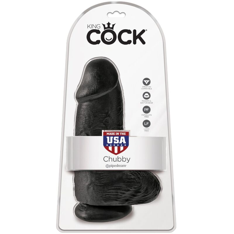 KING COCK - POLLIGER REALISTISCHER PENIS 23 CM SCHWARZ – Bild 6