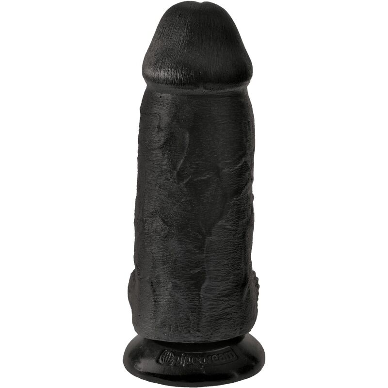 KING COCK - POLLIGER REALISTISCHER PENIS 23 CM SCHWARZ – Bild 2