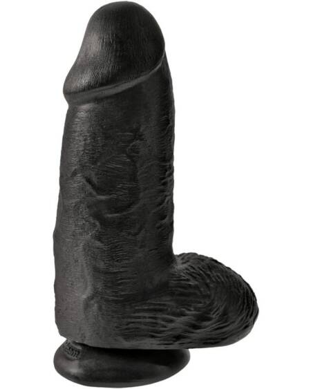 KING COCK - POLLIGER REALISTISCHER PENIS 23 CM SCHWARZ