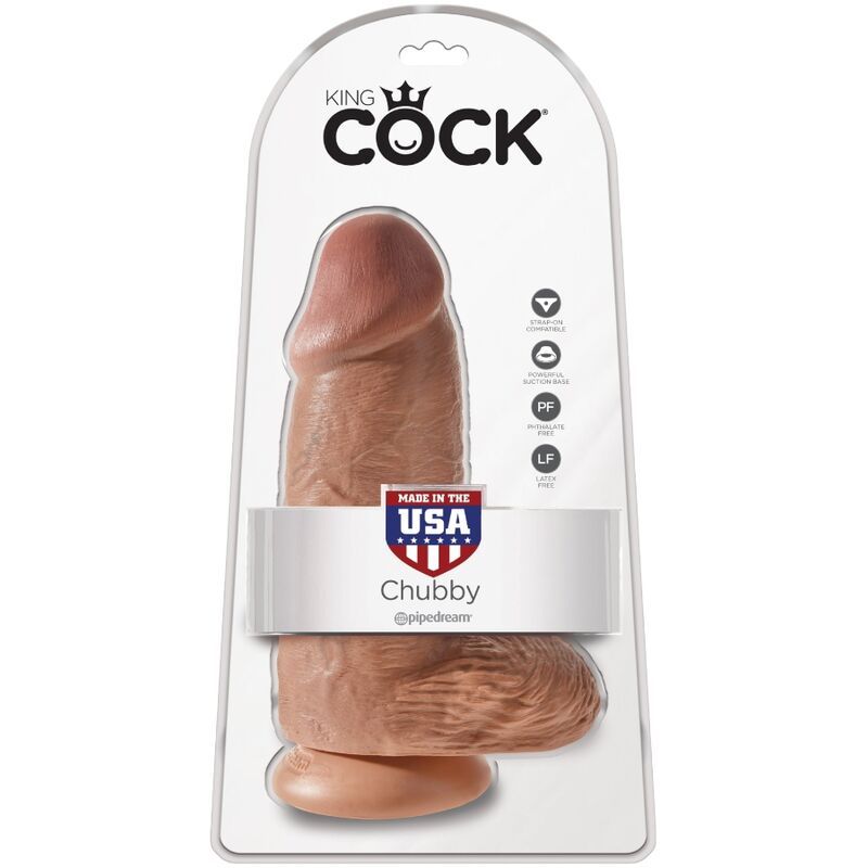 KING COCK - POLLIGER REALISTISCHER PENIS 23 CM KARAMELL – Bild 6