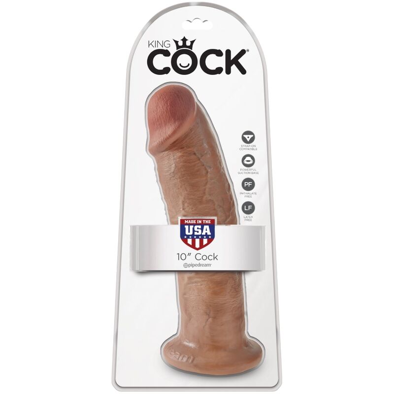 KING COCK - REALISTISCHER PENIS 24 CM KARAMELL – Bild 6