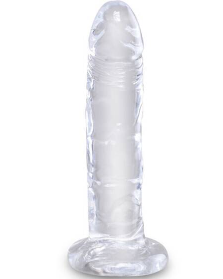 KING COCK - CLEAR REALISTISCHER PENIS 15.5 CM TRANSPARENT