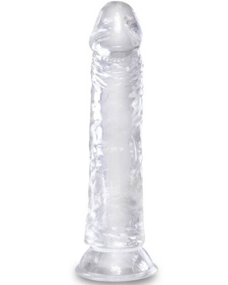KING COCK - KLARER REALISTISCHER PENIS 19.7 CM TRANSPARENT