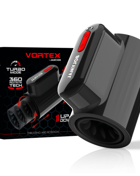 JAMYJOB - VORTEX-STOß- UND 360-DREHBARER TECH-TURBO-MODUS-MASTURBATOR