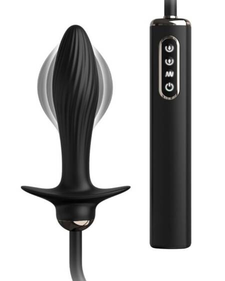 ANAL FANTASY ELITE COLLECTION - AUFBLASBARER PLUG & AUTO-THROB VIBRATOR