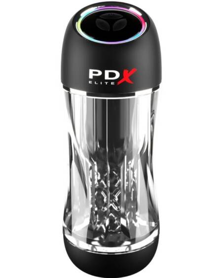 PDX ELITE - STROKER VIEWTUBE PRO VIBRATOR TRANSPARENT