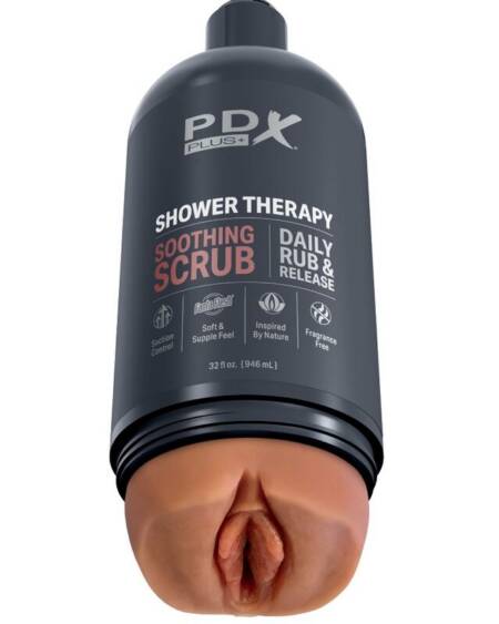 PDX PLUS - STROKER MASTURBATOR DISKRETES FLASCHENDESIGN BERUHIGENDES PEELING-SÜSSIGKEITEN-SHAMPOO