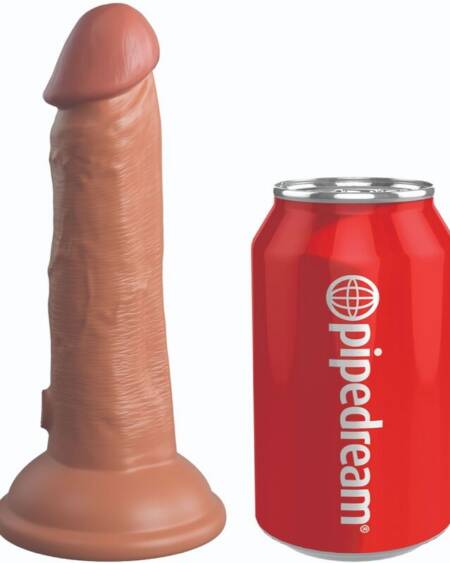 KING COCK - ELITE REALISTISCHER SILIKONDILDO 15.2 CM KARAMELL