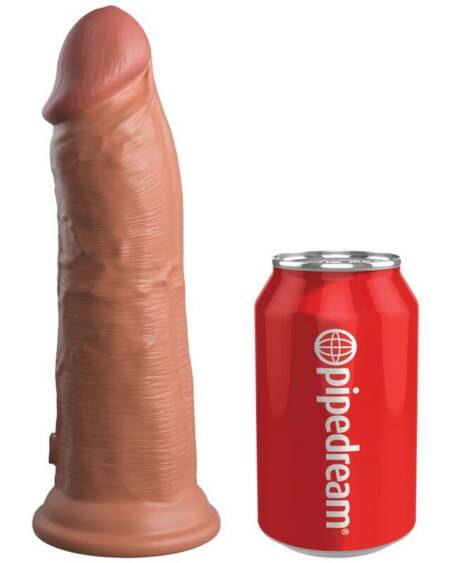 KING COCK - ELITE REALISTISCHER SILIKONDILDO 20.3 CM KARAMELL