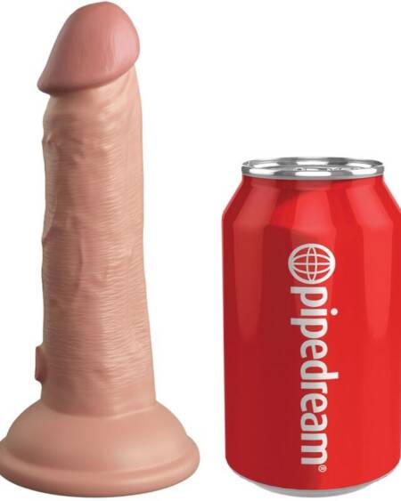KING COCK - ELITE REALISTISCHER DILDO MIT VIBRATION UND SILIKON 15.2 CM