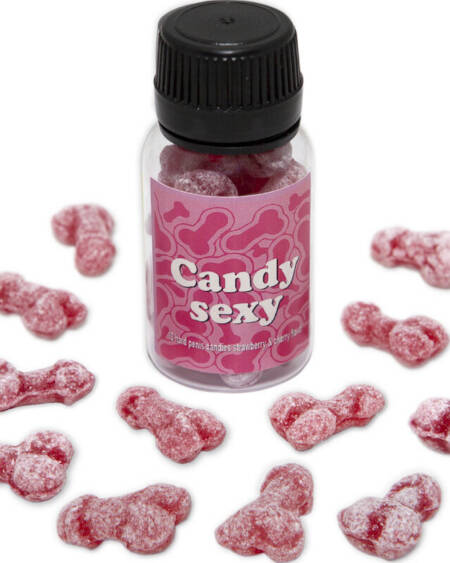 DIABLO PICANTE - CANDY SEXY GLAS MIT 12 GUMMIBRCHEN MIT ERDBEER-KIRSCH-GESCHMACK