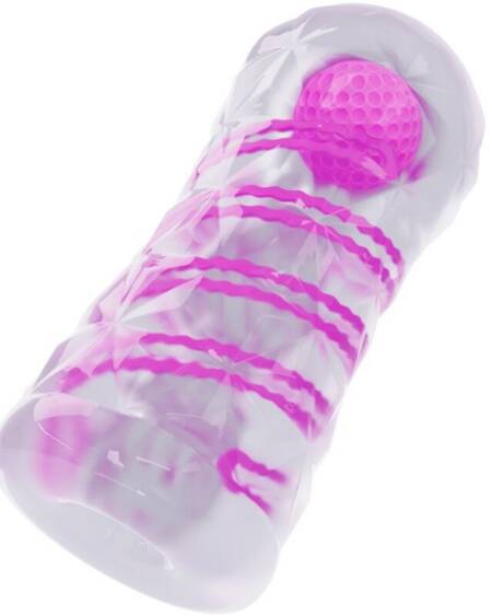 PRETTY LOVE - FANTASY MNNLICHER MASTURBATOR MIT INNENSPIRALE UND TRANSPARENTEN BLLEN