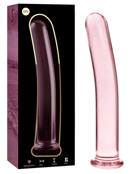 NEBULA SERIES BY IBIZA - MODELL 9 DILDO BOROSILIKATGLAS ROSA 15.5 CM -O- 2.5 CM