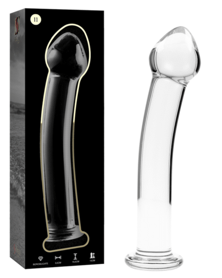 NEBULA SERIES BY IBIZA - MODELL 11 DILDO BOROSILIKATGLAS KLAR 16 CM -O- 3 CM