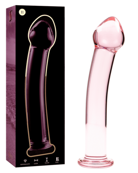 NEBULA SERIES BY IBIZA - MODELL 11 DILDO BOROSILIKATGLAS ROSA 16 CM -O- 3 CM