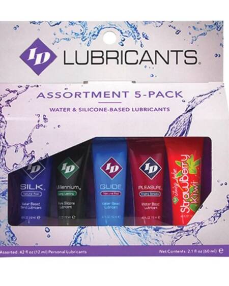 ID JUICY LUBE - SORTIERT 5X SCHMIERMITTEL, TUBE PACK 12 ML