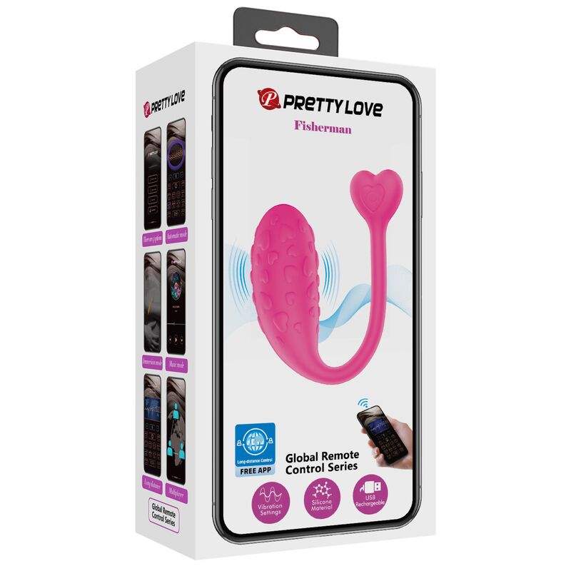 PRETTY LOVE - APP-GESTEUERTES ROSA FISHER-VIBRATIONS-EI – Bild 8