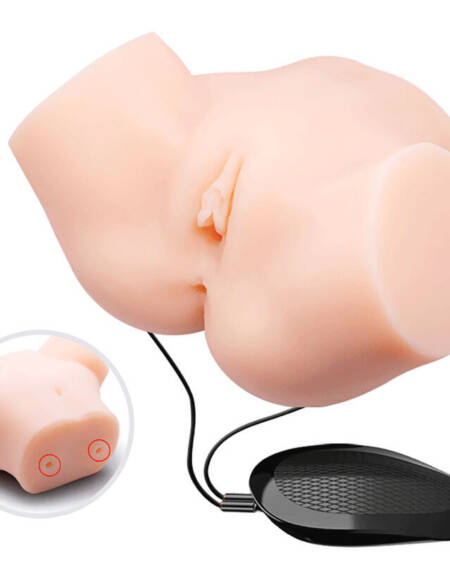 CRAZY BULL - REALISTISCHER VAGINA- UND ANUS-VIBRATOR SAMANTHA