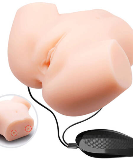 CRAZY BULL - REALISTISCHE VAGINA- UND ANUS-DOPPELVIBRATION