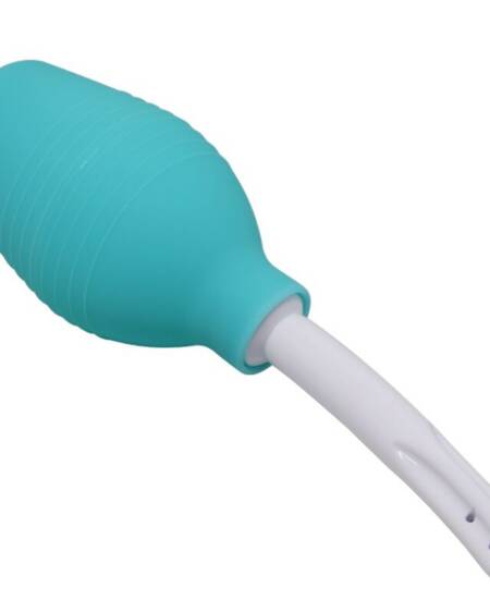 MR PLAY - ANAL-BIRNE-BLAUE GUMMI-DUSCHE