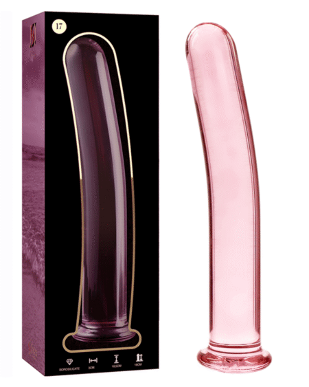 NEBULA SERIES BY IBIZA - MODELL 17 DILDO BOROSILIKATGLAS ROSA 18.5 CM -O- 3 CM