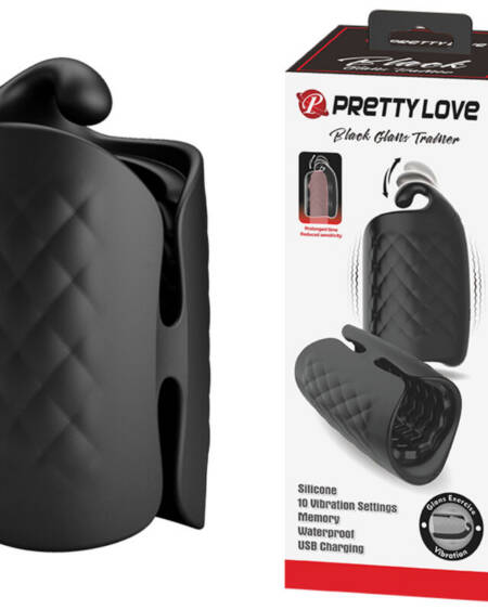 PRETTY LOVE - MANUELLER MASTURBATOR FÜR GLAND WIEDERAUFLADBARER VIBRATOR