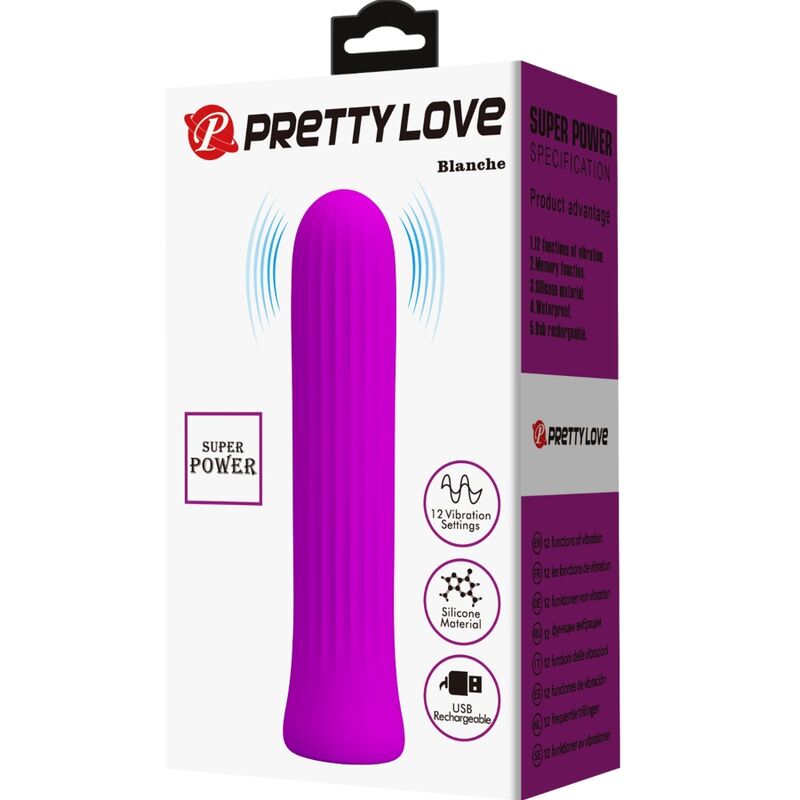 PRETTY LOVE - BLANCHE PINK STIMULATOR VIBRATOR – Bild 7