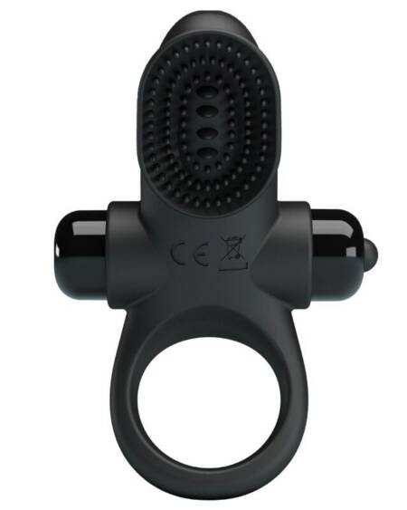 PRETTY LOVE - VIBRATORRING II FÜR DEN SCHWARZEN PENIS