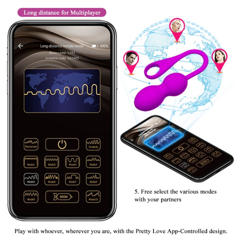 PRETTY LOVE - ELVIRA WIEDERAUFLADBARE VIBRIERBLLE LILA – Bild 13