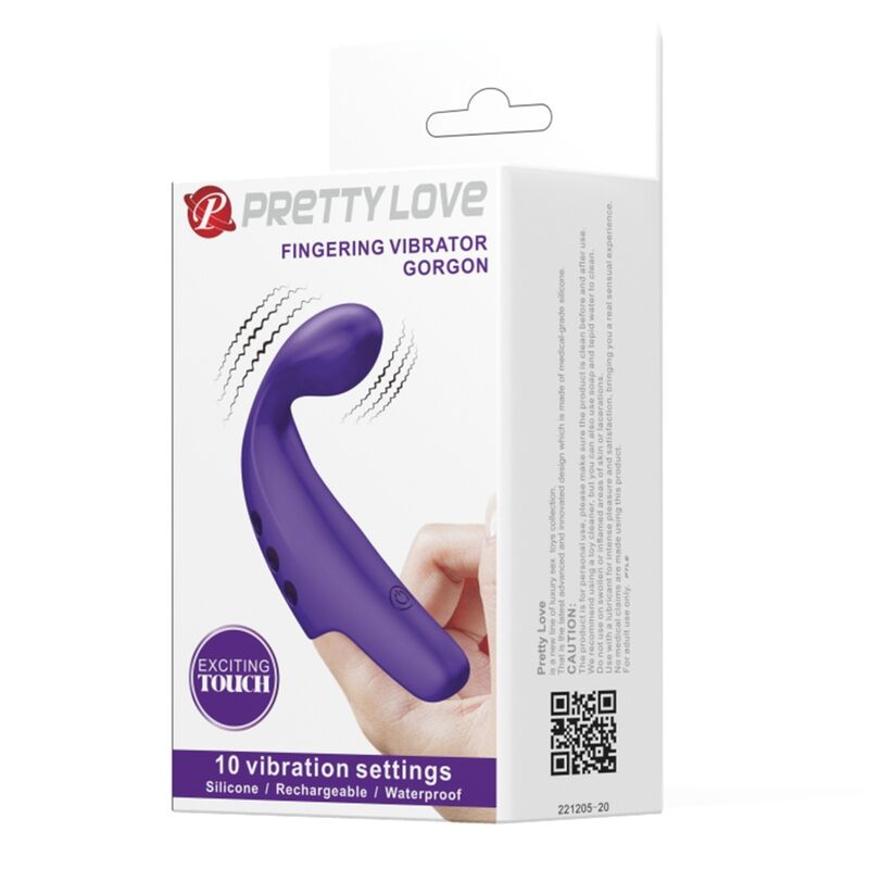 PRETTY LOVE - GORGON PURPLE WIEDERAUFLADBARER FINGERVIBRATOR – Bild 10