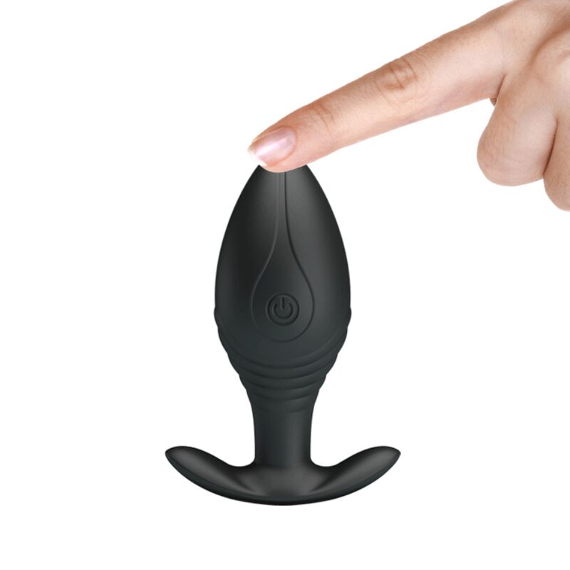 PRETTY LOVE - REGINA ANAL PLUG WIEDERAUFLADBARER VIBRATOR SCHWARZ – Bild 6