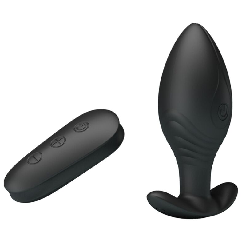 PRETTY LOVE - REGINA ANAL PLUG WIEDERAUFLADBARER VIBRATOR SCHWARZ – Bild 3