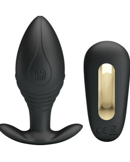 PRETTY LOVE - REGINA ANAL PLUG WIEDERAUFLADBARER VIBRATOR SCHWARZ