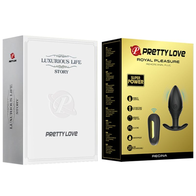 PRETTY LOVE - REGINA ANAL PLUG WIEDERAUFLADBARER VIBRATOR SCHWARZ – Bild 11