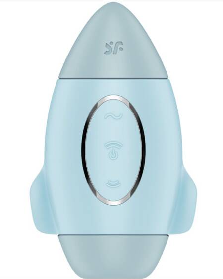 SATISFYER - MISSION CONTROL BLAUER KLEINER DOPPELIMPULS VIBRATOR