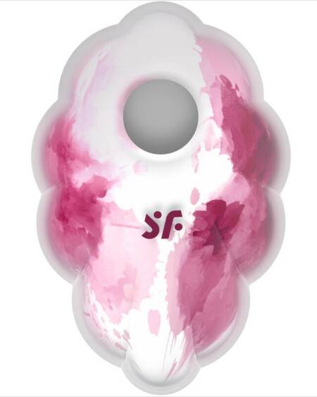 SATISFYER - CLOUD DANCER RED VIBRATOR AIR PULSE