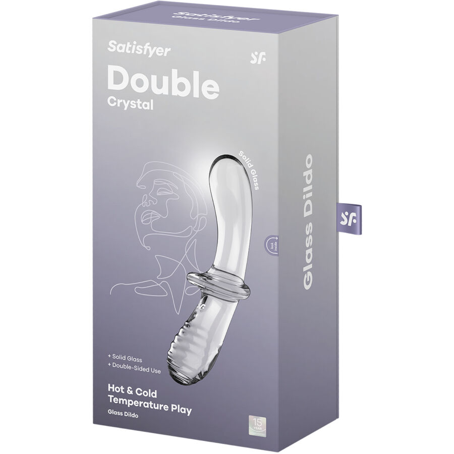 SATISFYER - DOPPEL KRISTALL DILDO TRANSPARENT – Bild 5