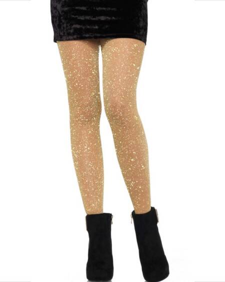 LEG AVENUE - TRANSPARENTE STRUMPFHOSE GOLDEN
