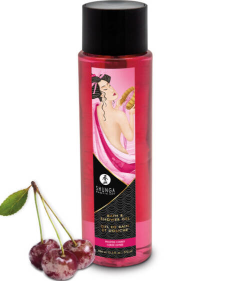 SHUNGA - BADE & DUSCHGEL FROSTED CHERRY 370 ML