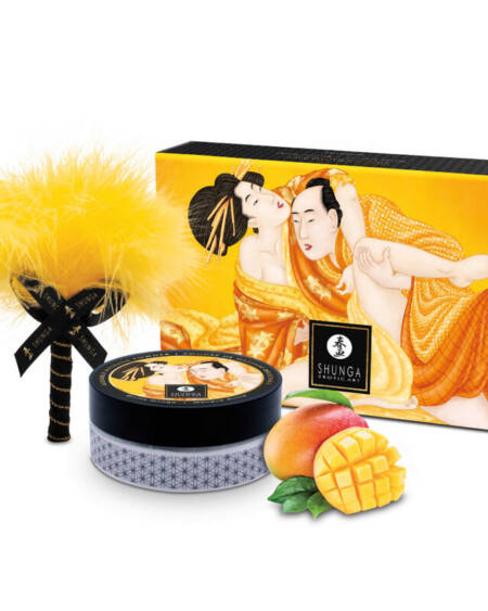 SHUNGA - ESSBARES MASSAGEPULVER-SET MANGO