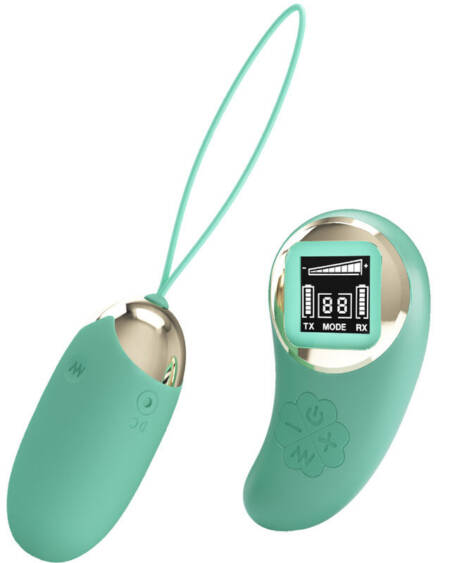 PRETTY LOVE - GRÜNE FERNBEDIENUNG, VIBRIERENDE EIERMINE