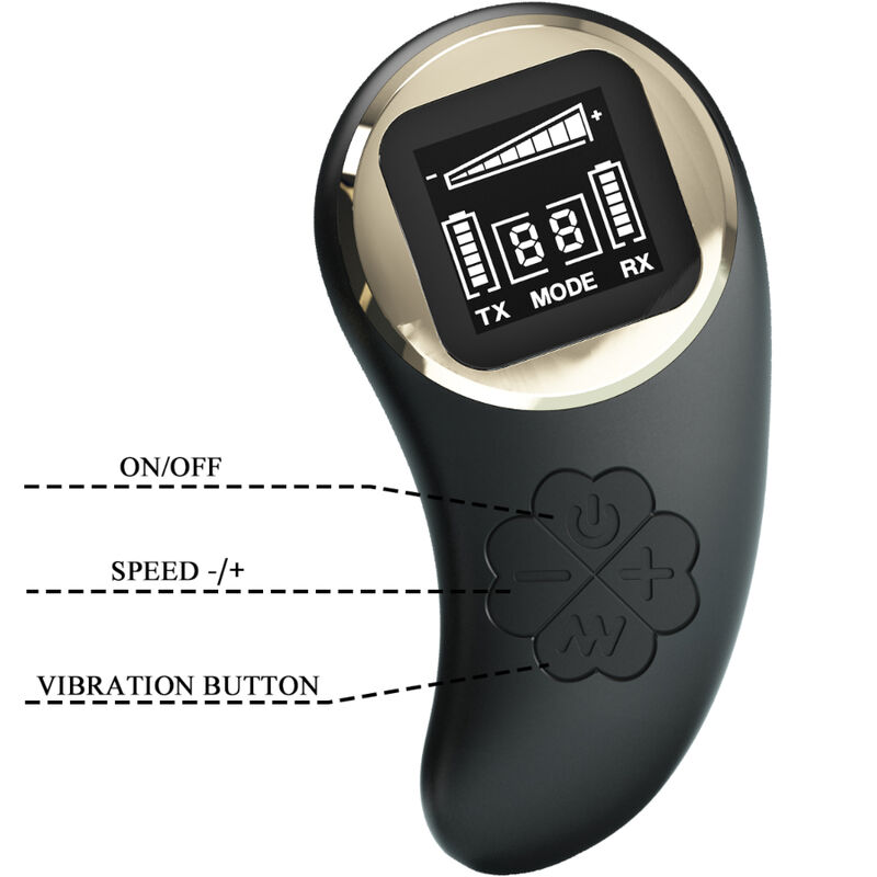 PRETTY LOVE - NATHAN DOUBLE PLEASURE VIBRATOR MIT FERNBEDIENUNG – Bild 5