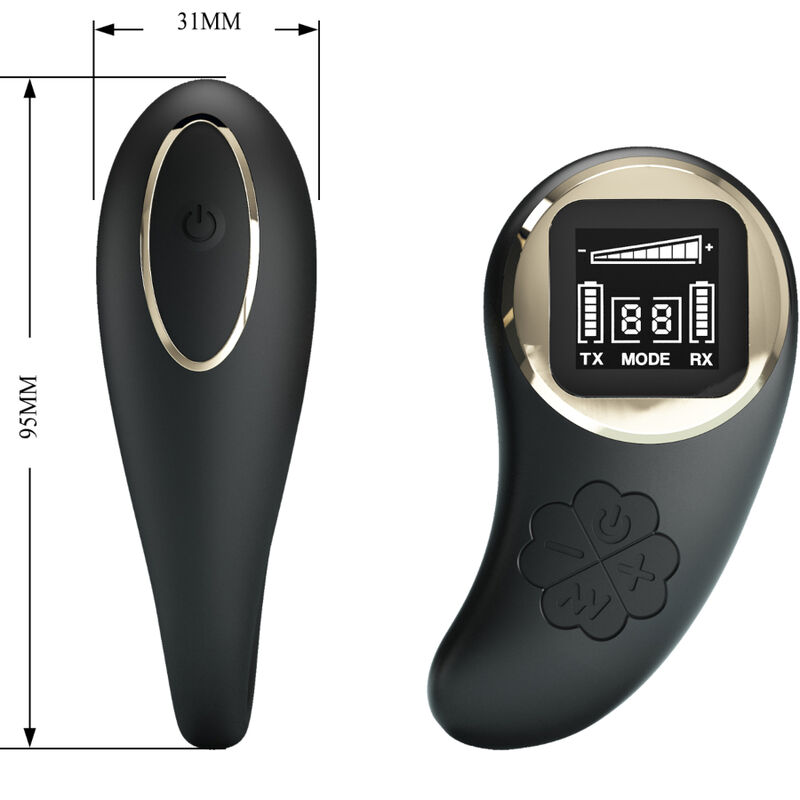 PRETTY LOVE - NATHAN DOUBLE PLEASURE VIBRATOR MIT FERNBEDIENUNG – Bild 3