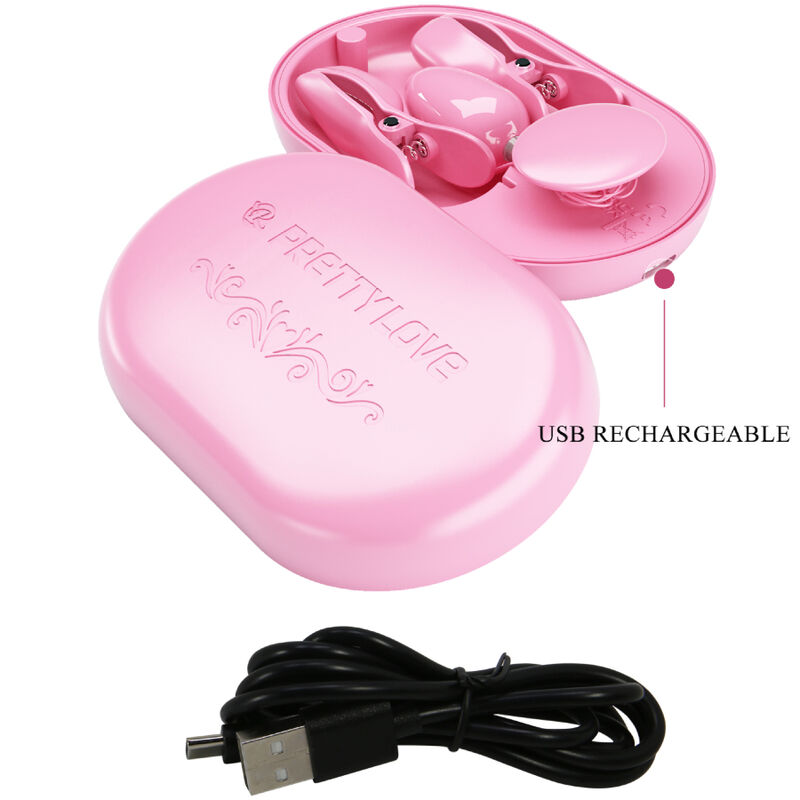 PRETTY LOVE - ÜBERRASCHUNGSBOX ROSA ELEKTROSTIMULATIONSPINZETTE – Bild 6