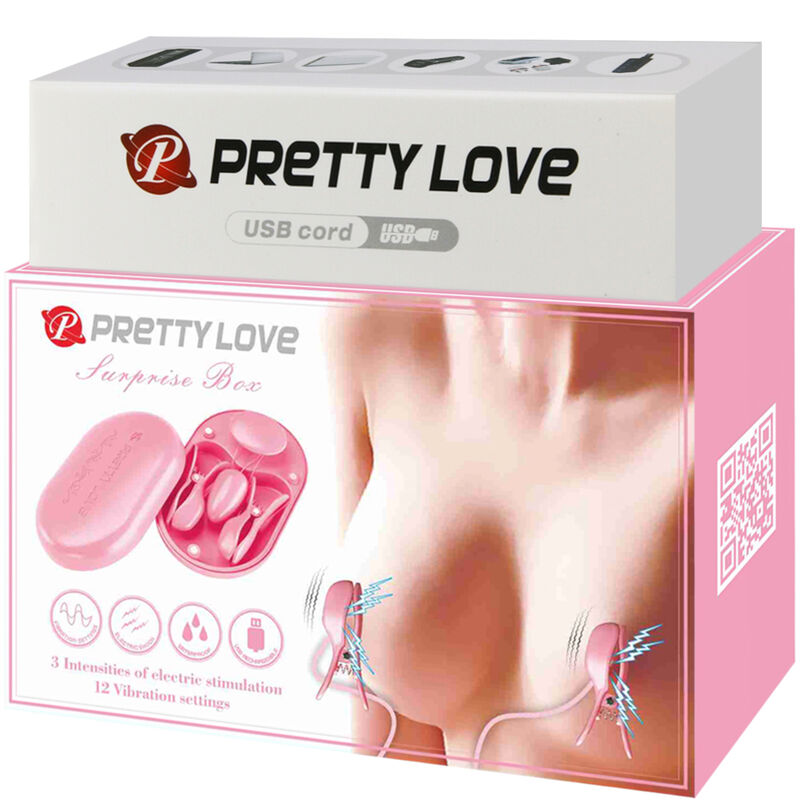 PRETTY LOVE - ÜBERRASCHUNGSBOX ROSA ELEKTROSTIMULATIONSPINZETTE – Bild 8